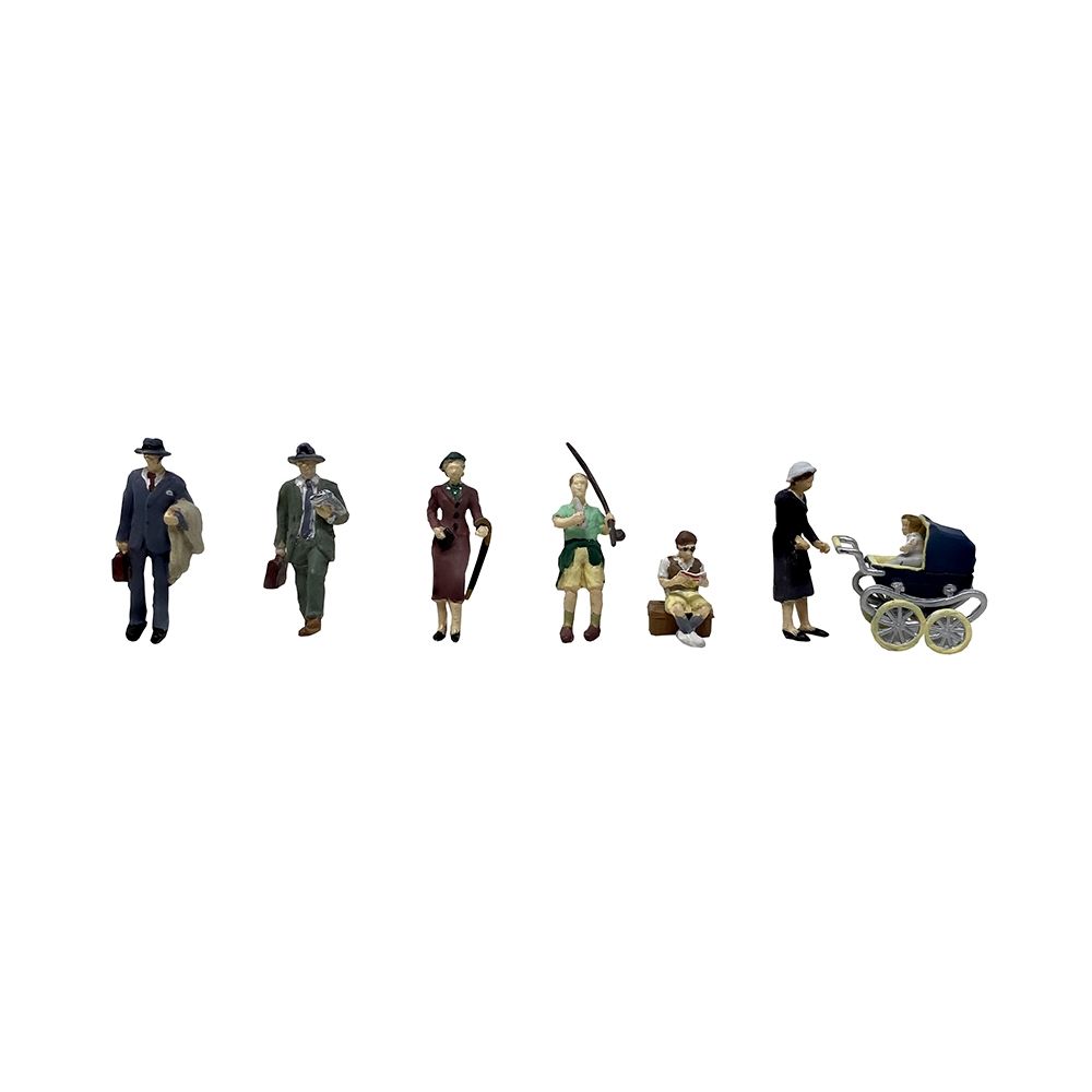 Branchline Post-War Era Figures Set B OO Gauge