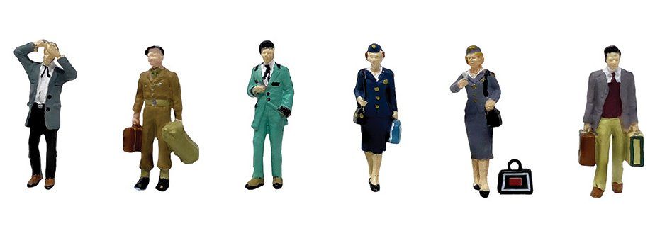 Branchline Post-War Figures Set C OO Gauge