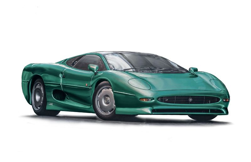Italeri 1/24 Scale Jaguar XJ 220 Model Kit