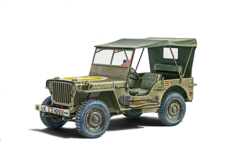 Italeri 1/24 Scale Willys Jeep MB 80th Anniversary 1941-2021 Model Kit