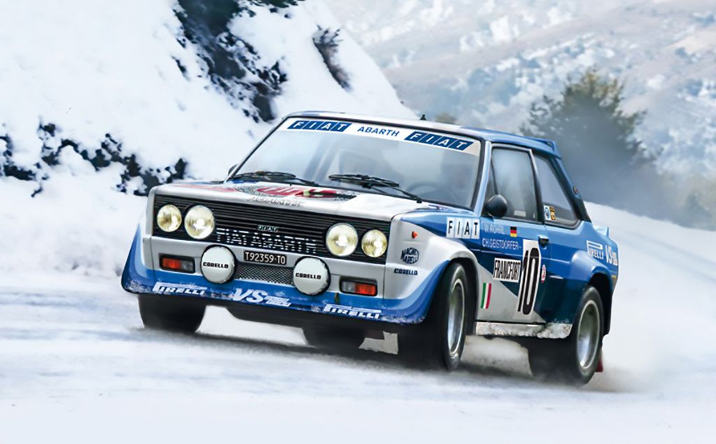 Italeri 1/24 Scale Fiat 131 Abarth Rally Model Kit