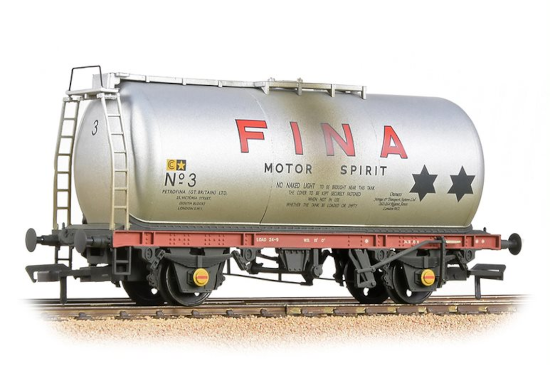 Branchline BR 45T TTA Tank Wagon 'Fina' Silver [W] OO Gauge