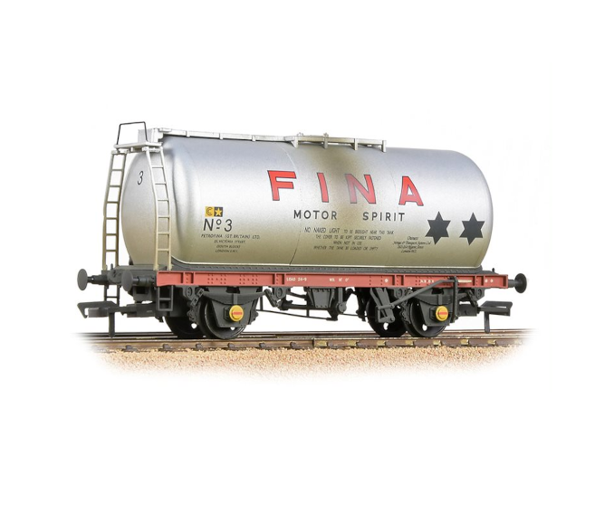 Branchline BR 45T TTA Tank Wagon 'Fina' Silver [W] OO Gauge