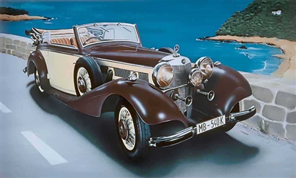 Italeri 1/24 Scale Mercedes Benz 540K Model Kit