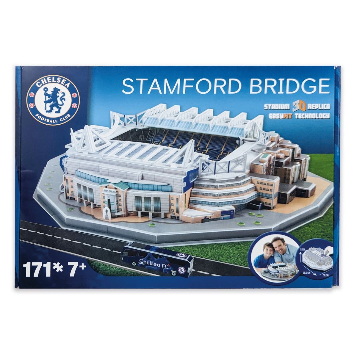 3D Chelsea Football Club Stamford Bridge Stadium Model Kit