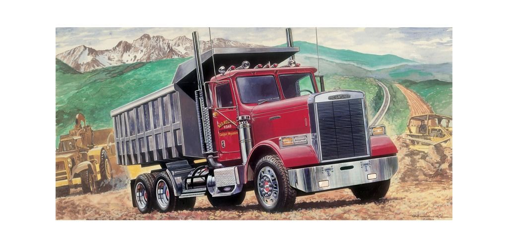Italeri 1/24 Scale Freightliner Heavy Dumper Model Kit
