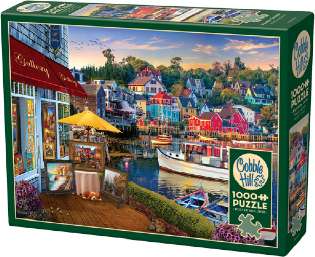 Cobble Hill Harbor Gallery 1000 Piece Jigsaw
