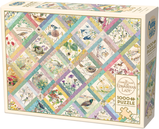 Cobble Hill Country Diary Quilt 1000 Piece Jigsaw