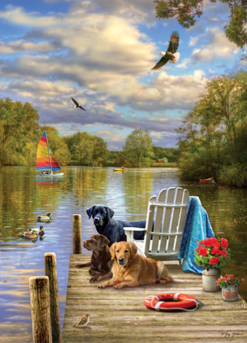 Cobble Hill Dog Day Afternoon 1000 Piece Jigsaw