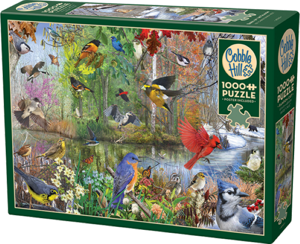 Cobble Hill Birds Of The Season 1000 Piece Jigsaw