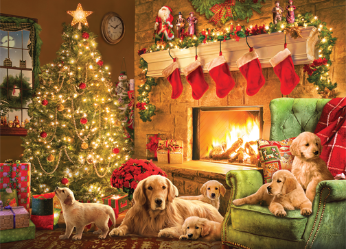 Cobble Hill Cozy Fireplace 1000 Piece Jigsaw
