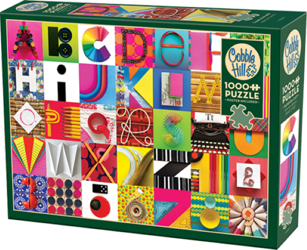 Cobble Hill Found Alphabet 1000 Piece Jigsaw