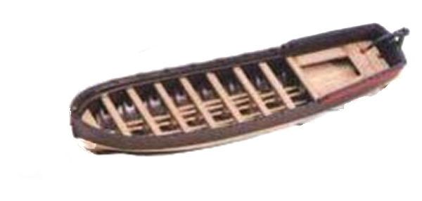 Amati Long Boat Life Boat With Interior Kit