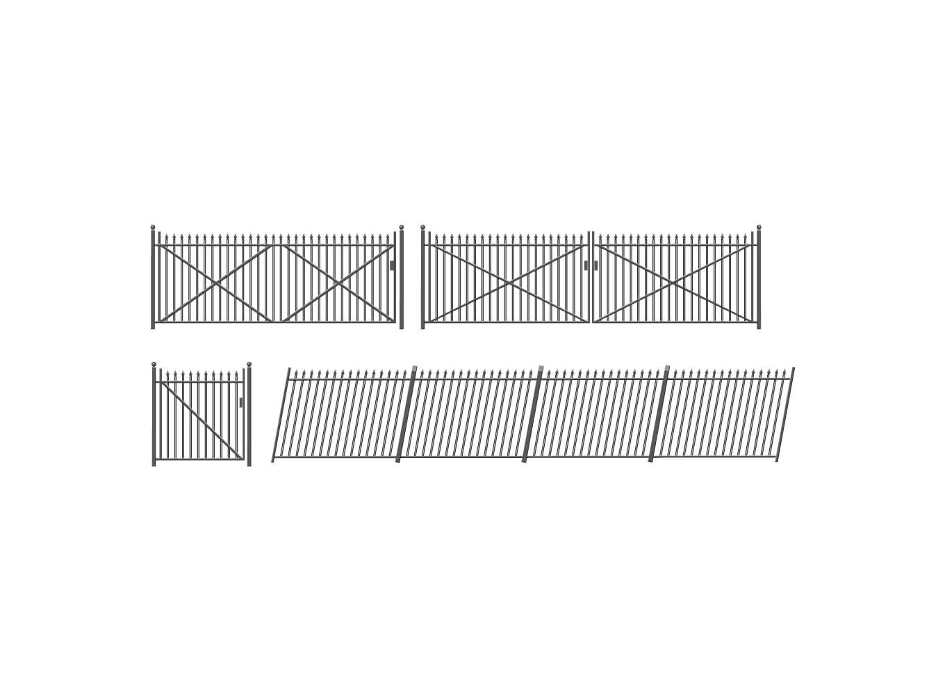 Peco Spear Fencing Gates OO Gauge