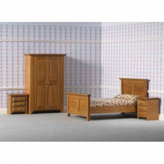 Country Bedroom Set 4 Pieces for 12th Scale Dolls House