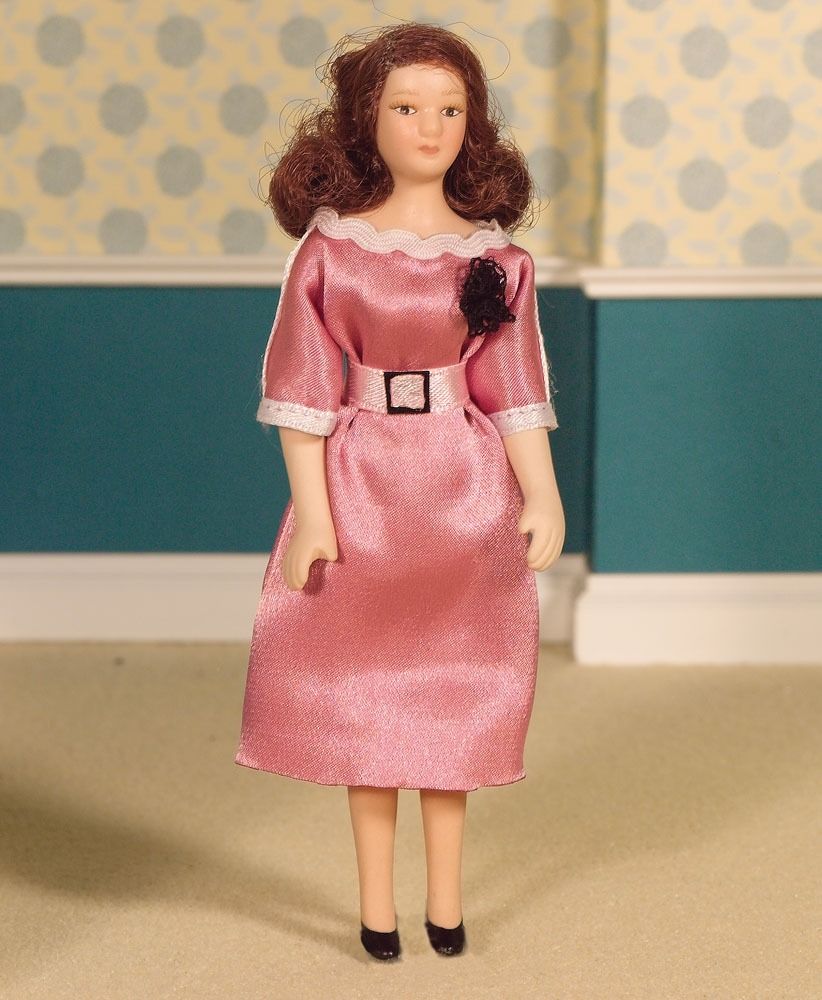 Margot in Dress Poseable Doll for 12th Scale Dolls House