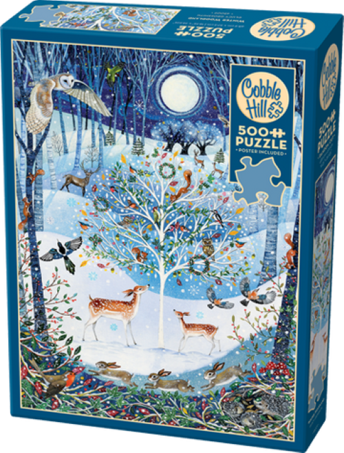 Cobble Hill Winter Woodland 500 Piece Jigsaw