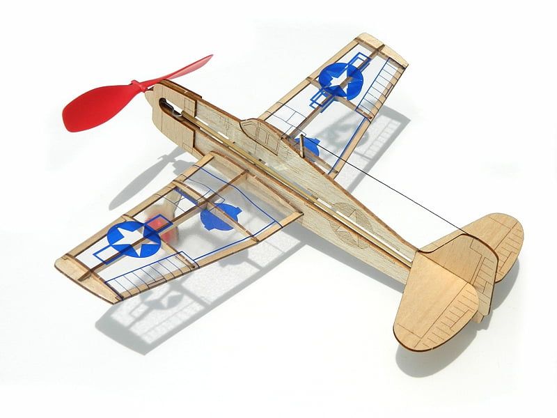 Guillows Mini Model US Hellcat Balsa Model Kit