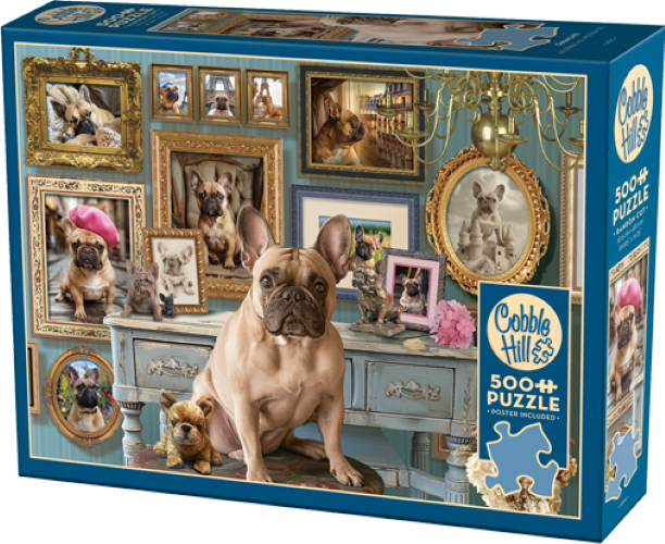 Cobble Hill Frenchie 500 Piece Jigsaw