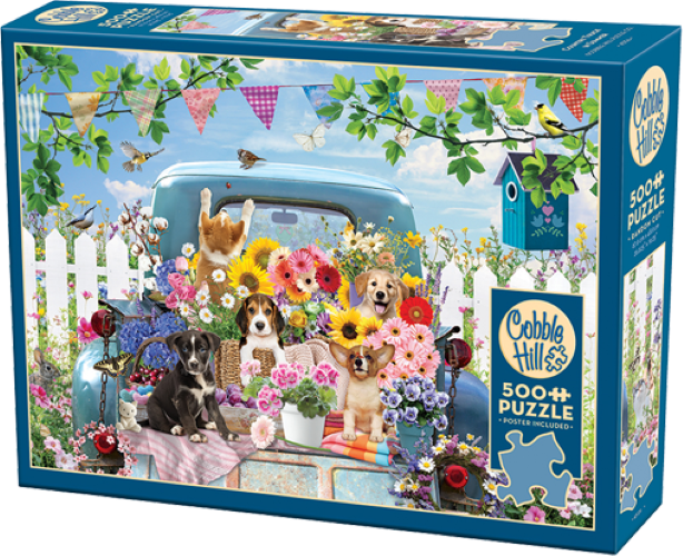 Cobble Hill Country Truck In Summer 500 Piece Jigsaw