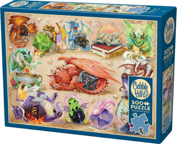 Cobble Hill D20 Dragons 500 Piece Jigsaw