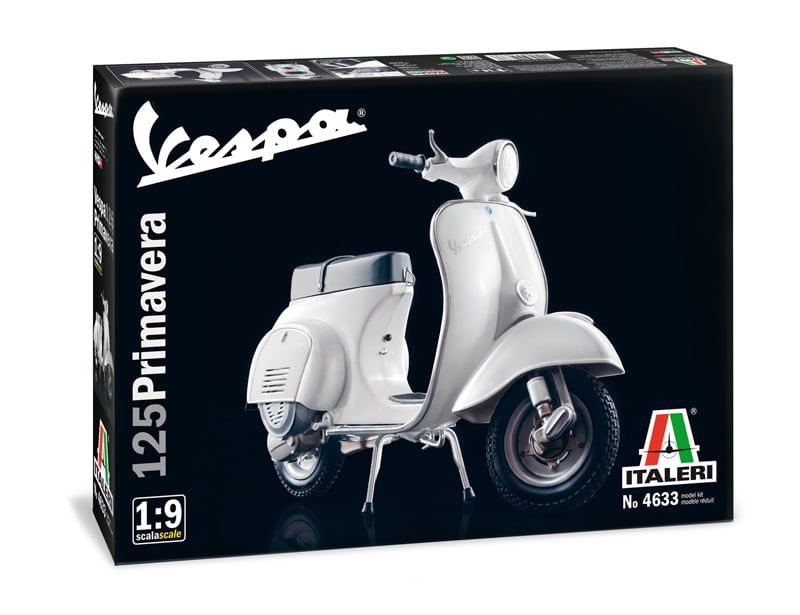 Italeri 1/9 Scale Vespa 125 Primavera Model Kit