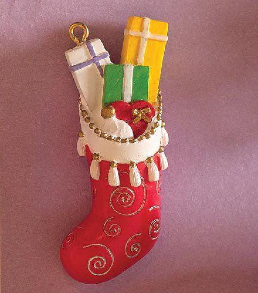 Filled Christmas Stockings for 12th Scale Dolls House