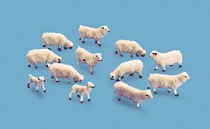 Peco Sheep & lambs OO Gauge