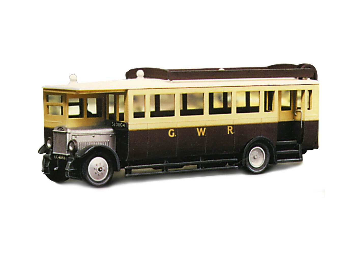 Peco GWR Livery Maudslay Bus OO Gauge