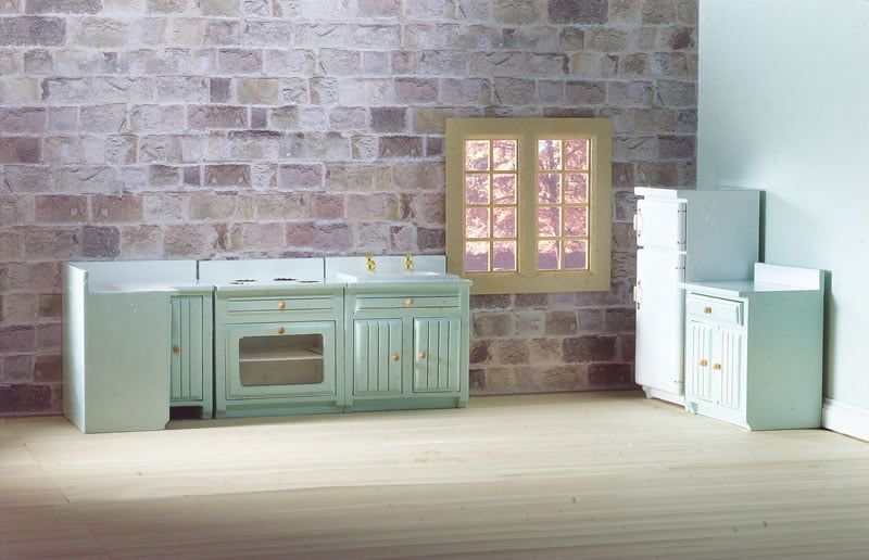 Country Style Kitchen for 12th Scale Dolls House