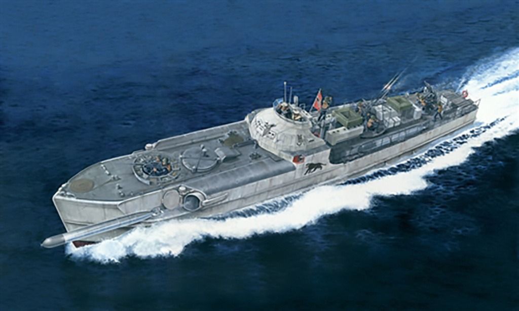 Italeri 1/35 Scale Schnellboot S-100 Premium Edition Model Kit