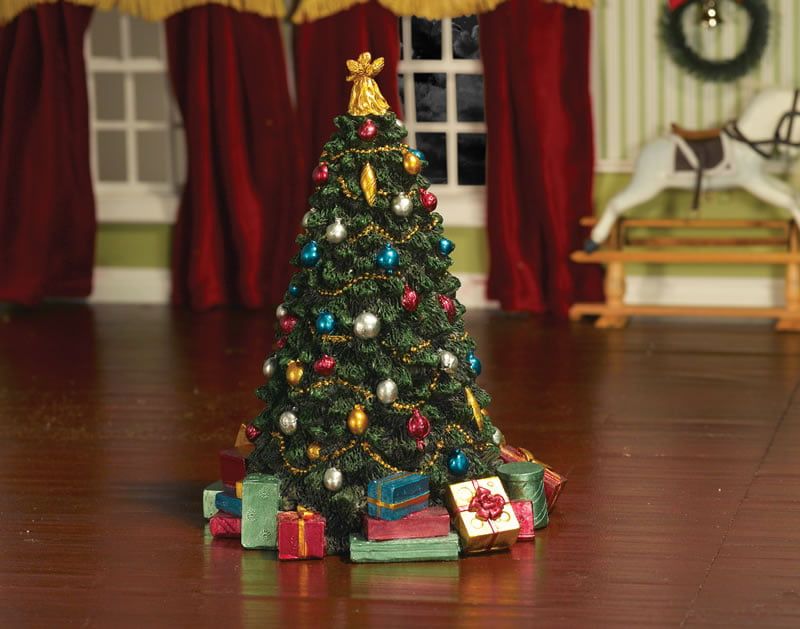 Decorated Christmas Tree 175mmfor 12th Scale Dolls House