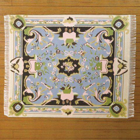 French Aubusson Woven Carpet for 12th Scale Dolls House