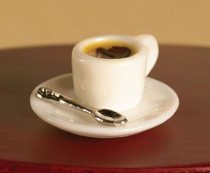 Cup of Coffee and Teaspoon 12th Scale