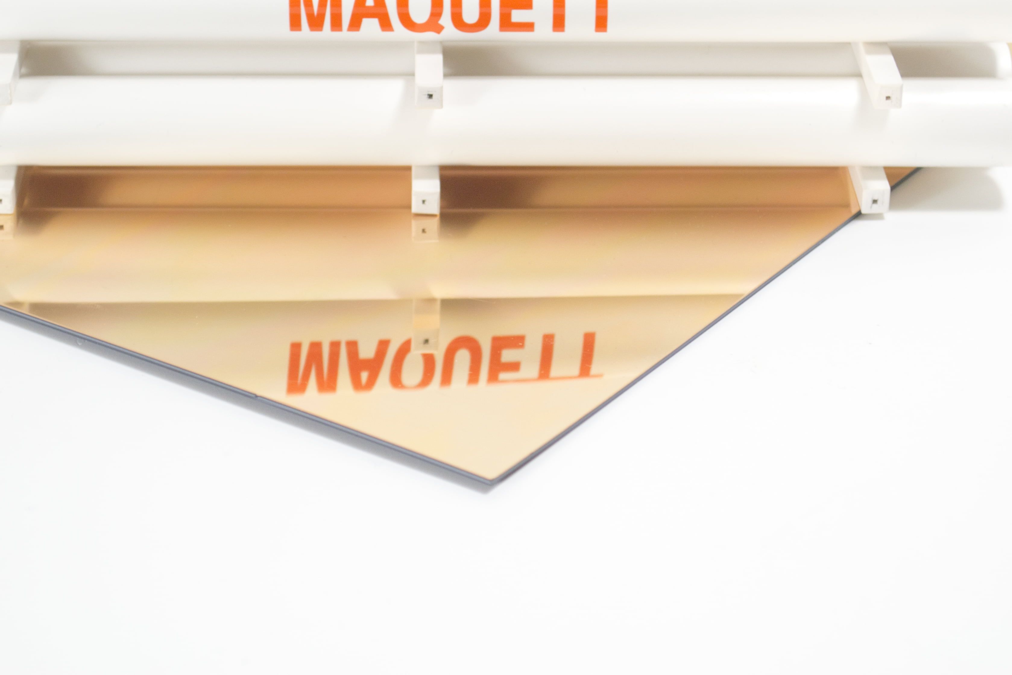 Styrene Gold Mirror Sheet