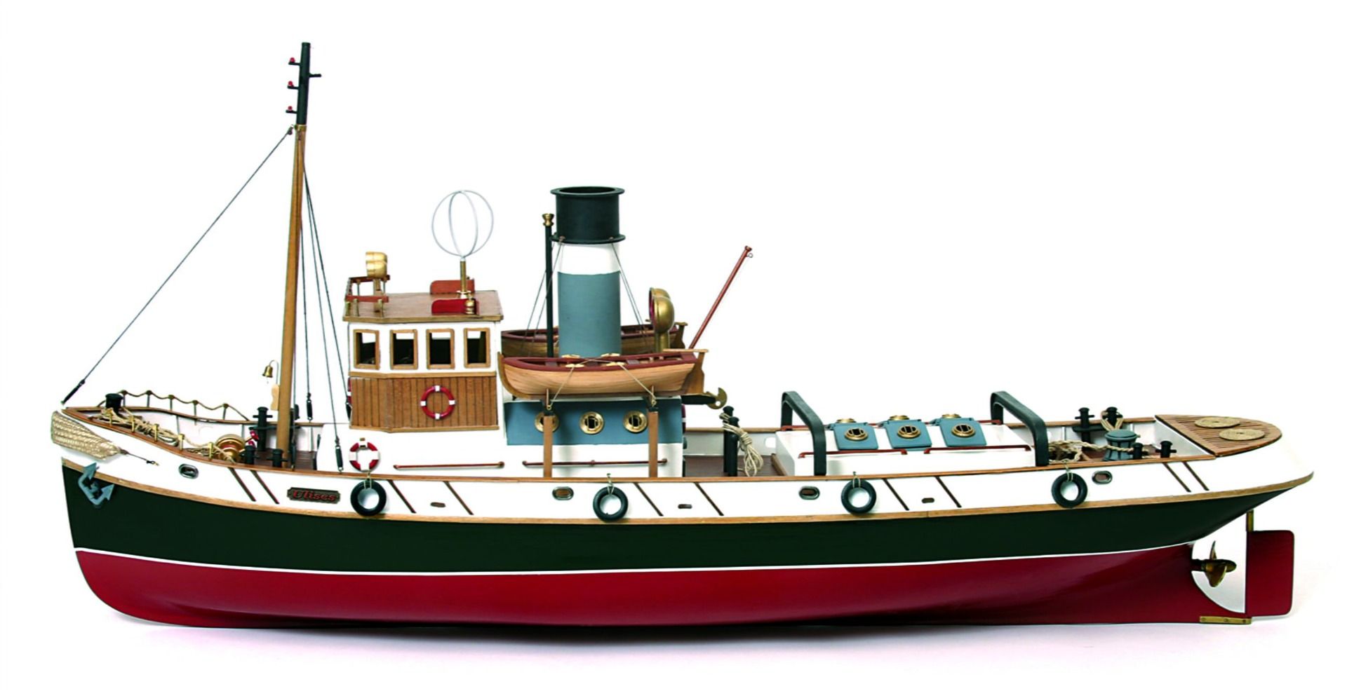 Occre 1/30 Scale Ulises Tug Kit and Motor and RC Deal