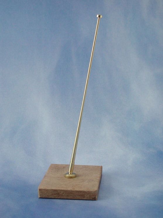 Angled Brass Flagstaffs