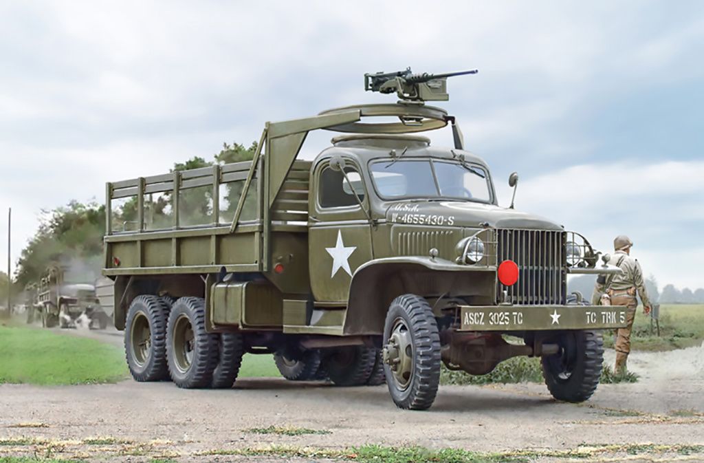 Italeri 1/35 Scale GMC 2 1/2 Ton, 6x6 Truck Model Kit