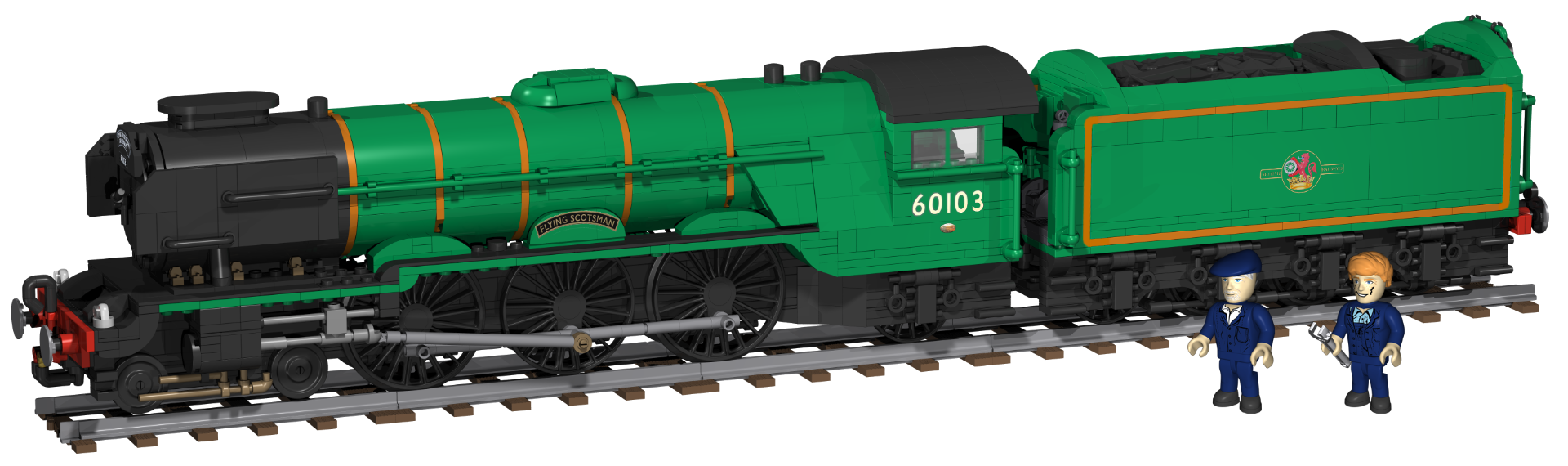 Cobi 1/35 Scale LNER A3 Flying Scotsman Locomotive Model Kit