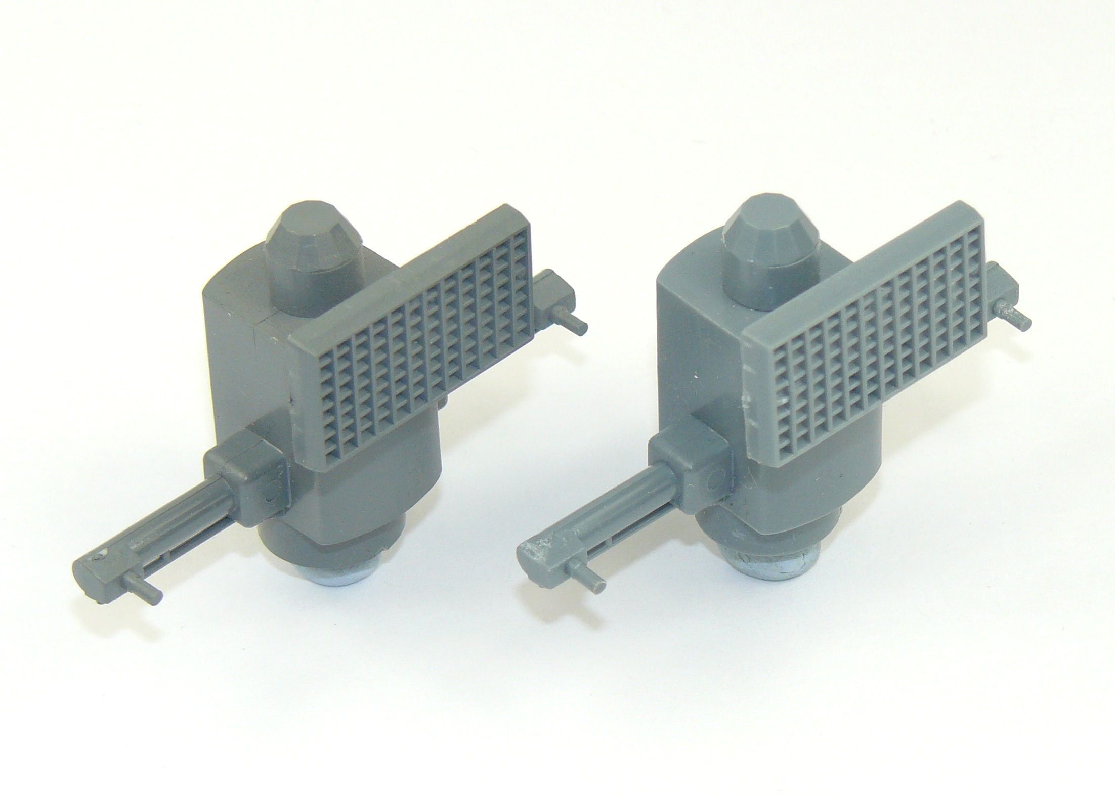 Radar and Range Finder 33 x 55mm Pack of 2 - for Scale Model Ship Kits