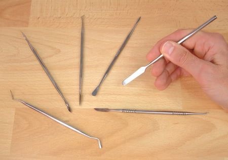 Expo 6 Piece Stainless Steel Wax Carver Set