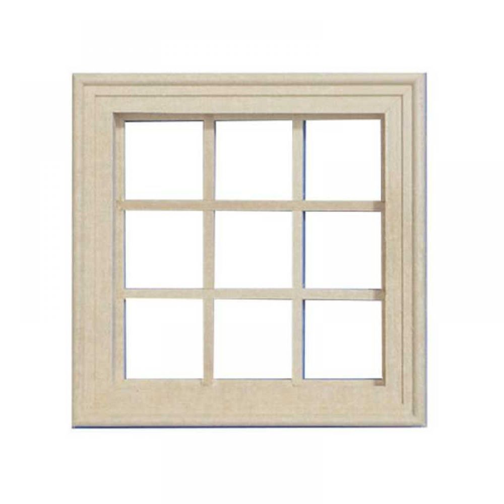 Small Wooden Window for 12th Scale Dolls House