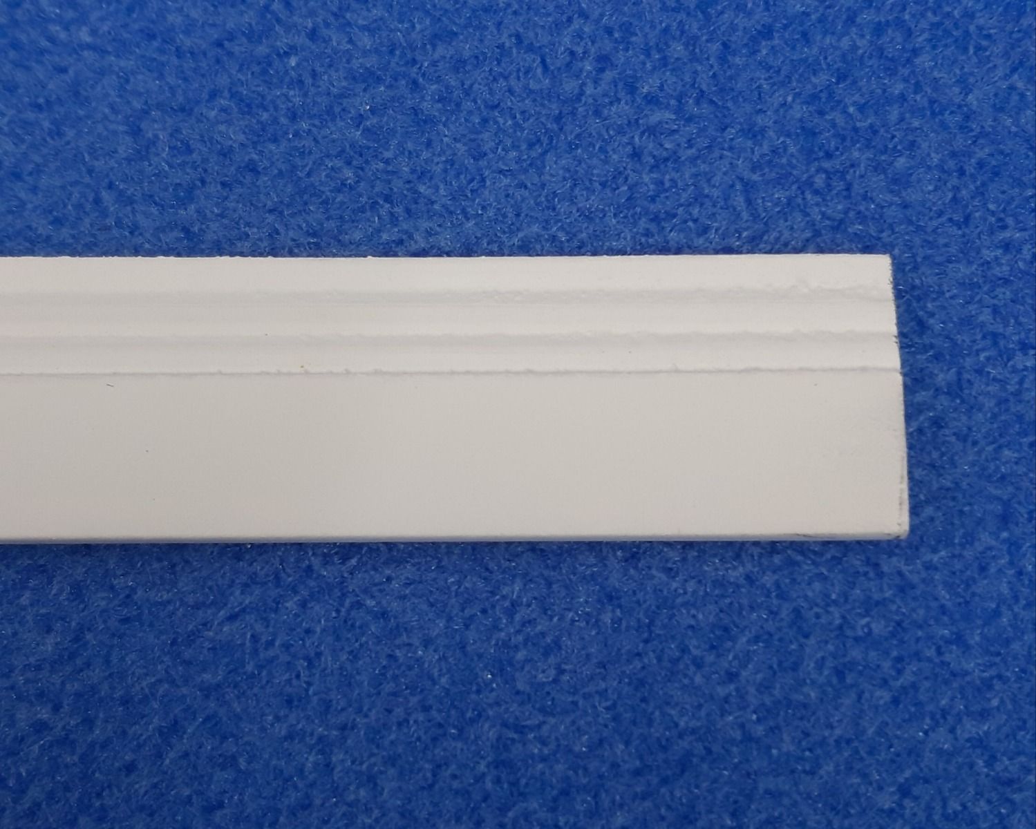 White Skirting Board Pack of 6 for 12th Scale Dolls House