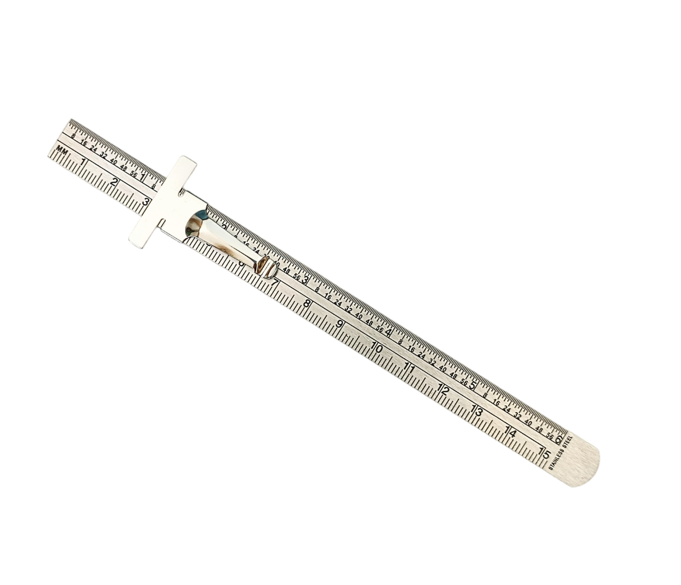 Expo 6" Stainless Steel Pocket Rule With Clip