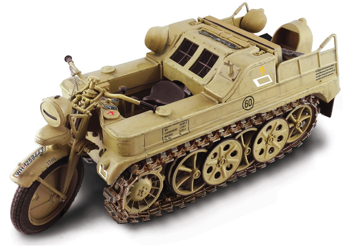 Italeri 1/9 Scale NSU HK 101 Kettenkrad Model Kit