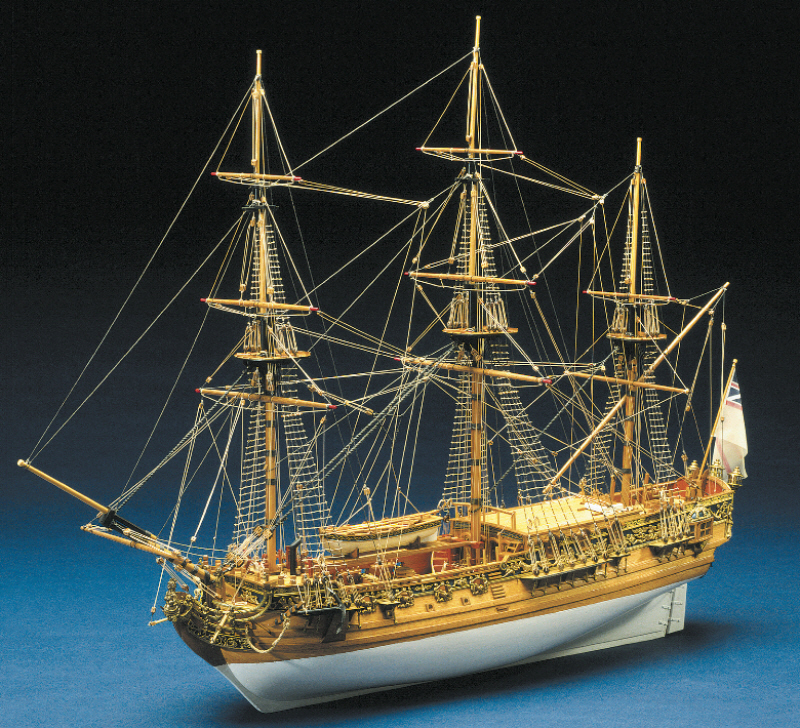 Mantua Models 1/47 Scale Royal Caroline Period Ship Model Kit