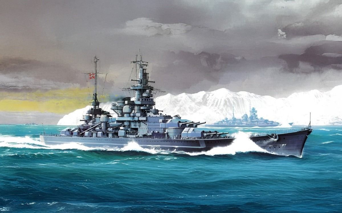 Tamiya 1/700 Scale Scharnhorst Battle Cruiser Model Kit