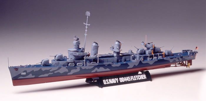 Tamiya 1/350 Scale U.S. Destroyer DD-445 Fletcher Model Kit