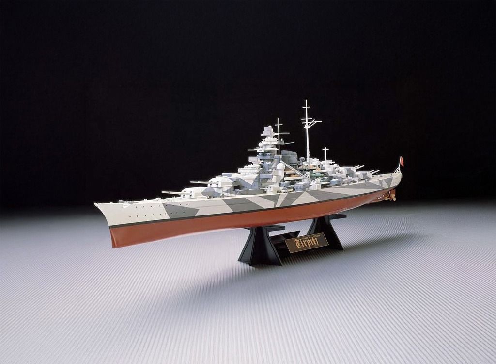 Tamiya 1/350 Scale German Tirpitz Battleship Model Kit