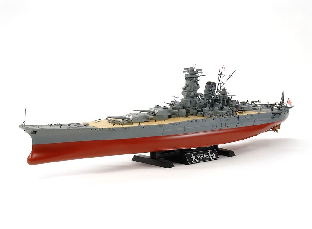 Tamiya 1/350 Scale Japanese Battleship Yamato Model Kit